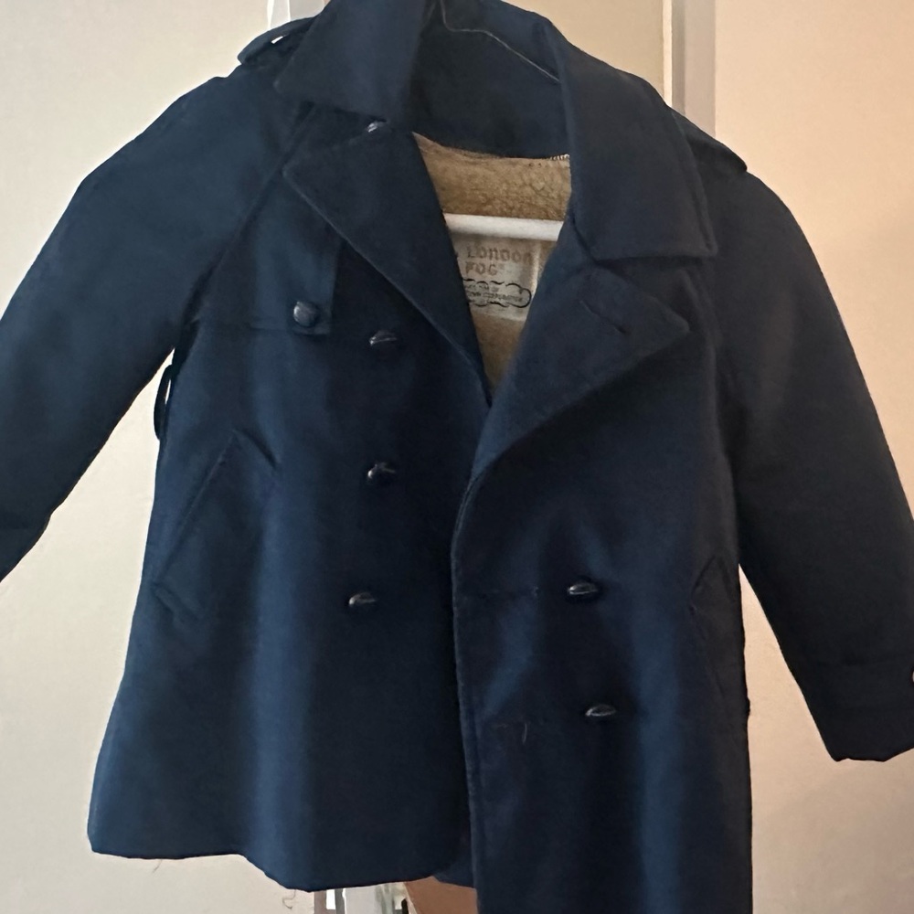 London Fog Cream Sherpa Outerwear